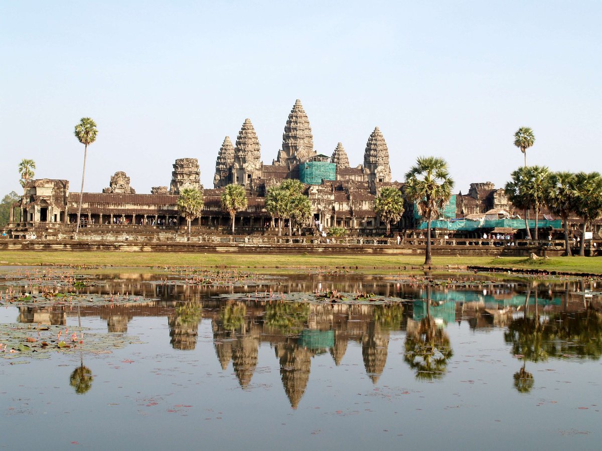 Khmer Architecture Bayon Temple , Angkor Wat, , Siem Reap, Cambo